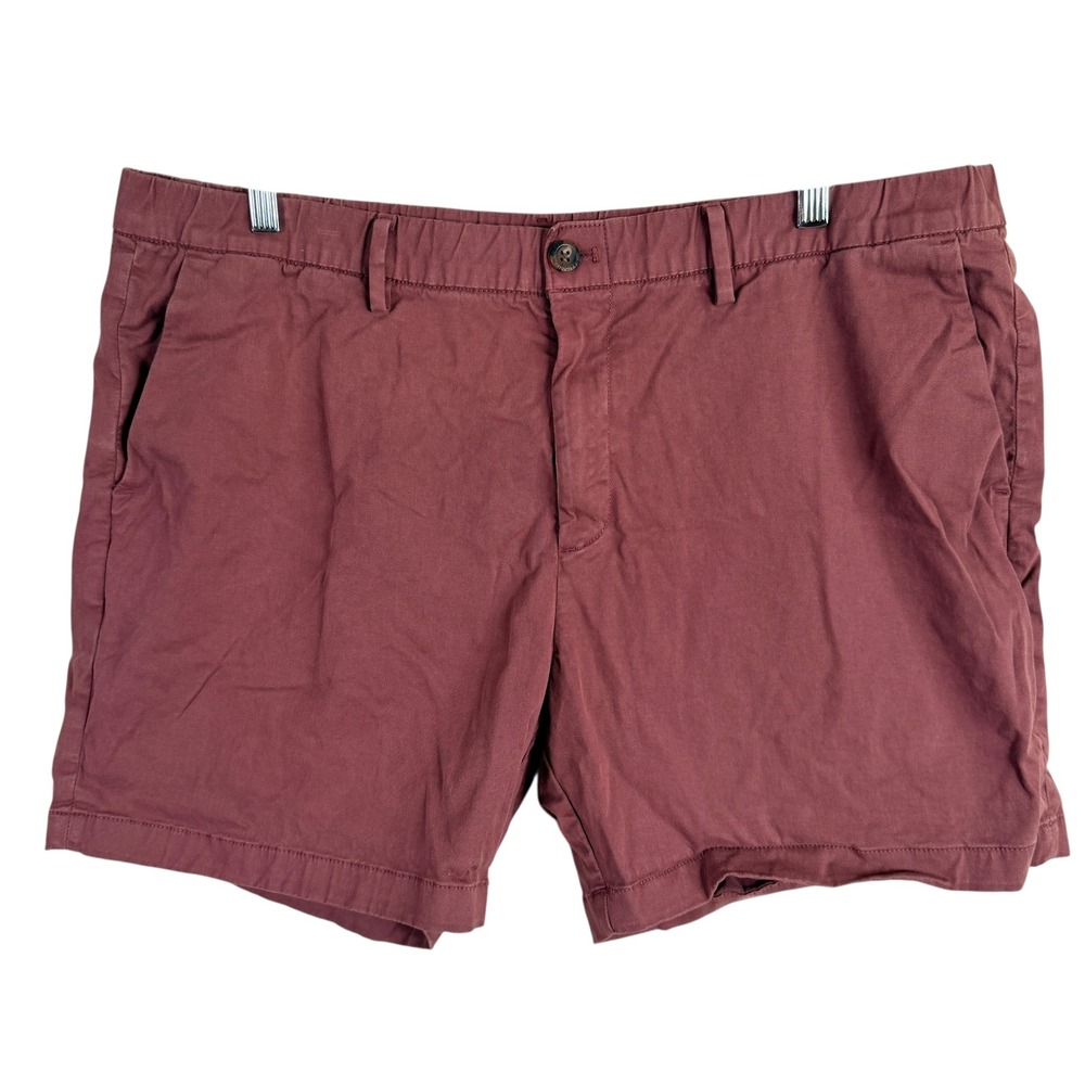 Bearbottom Chino Shorts Mens XXL Burgundy 5.5 Inseam Stretch Cotton Maroon
